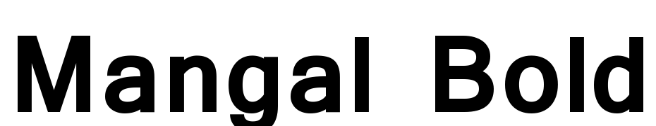 Mangal Bold cкачати шрифт безкоштовно